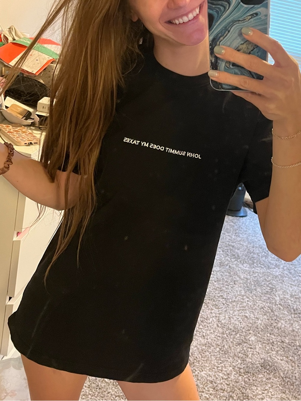 John Summit Does My Taxes black tee